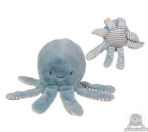 Pluche Octopus blauw 25 cm